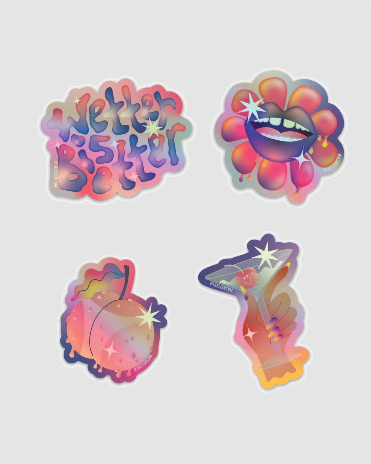 Limited Edition Holographic Stickers